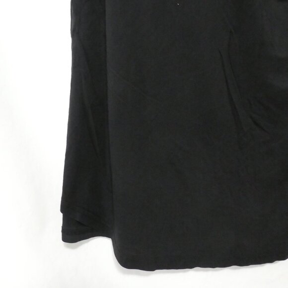 LIOFOER | 2XL | Edgy Black Cut-Out Shoulder Top - Picture 6 of 12